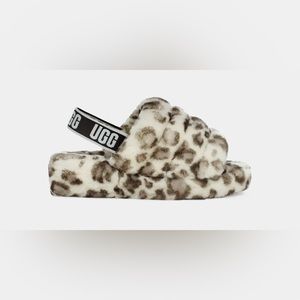 UGG Women's Fluff Yeah Slide Leopard